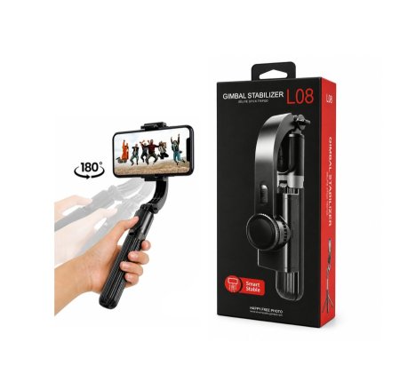 مانع اهتزاز 180 درجة Stabilizer L08 للموبايل + Tripod